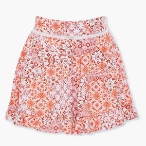 NWT🌺Forever 21🌺Floral Flounce Hem shorts, Sz M